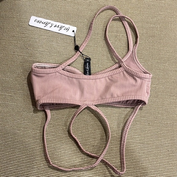 New with tags! For Love and Lemons Ribbed Chloe sports bra - Picture 3 of 5